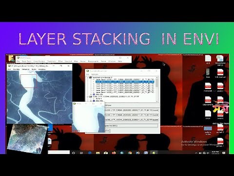 How to create Layer Stacking in ENVI Software
