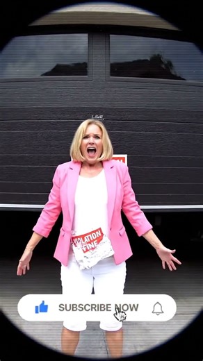 🤯 Karen Tried To Fine My Garage—The DOOR SLAMMED Her INSTANTLY! (BODY TRAP) 🚨 #viral #instantkarma