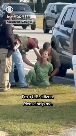 CBS News on Instagram: "A U.S. citizen was forcibly removed from her car by federal agents in Key Largo, Florida on Wednesday after she refused to present her driver’s license and roll down her window when stopped, U.S. Customs and Border Protection said. She was placed in a patrol vehicle while agents searched her car, located her driver’s license and confirmed she was a U.S. citizen. She was then released."