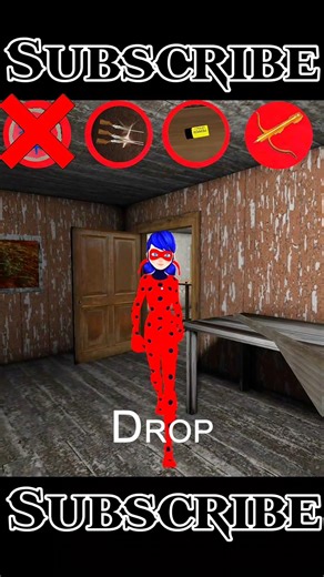 GRANNY 1 🤡 | Ladybug granny All Weapons Testing || Crazy Mod 🤯🫰 #games #gaming