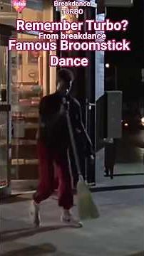 'Turbo' From The Movie 'Breakdance' Does Famous Dance With a Broomstick. #delab #breakdance #hiphop