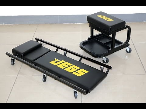 JEGS Creeper and Mechanic Seat Set 555-81150