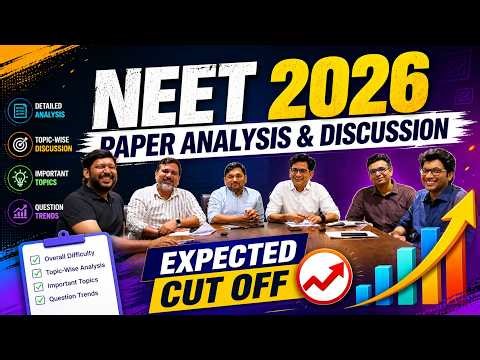NEET 2026 Kaisa Tha Paper? 🤔 Overall Difficulty & Expected Cut-Off | Full Discussion