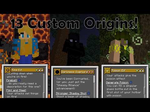 I Made Origins Based On My Story: Minecraft Custom Origins Datapack