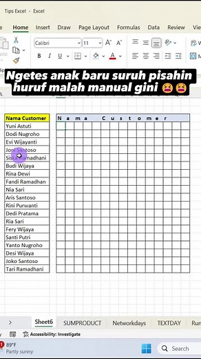 Capek masih satu2? Save post ini biar kaga capek lagi Santai aja, ada #MasData Mau belajar excel dari 0 sama @masdata_ ? Share ke temen lo yang belum tau ini #excel #exceltips #exceltricks #spreadsheets #workhacks #folkative #dagelan #belajarexcel #excelpemula #turorialexcel #tutorexcel #turorialexcel #tutorexcel