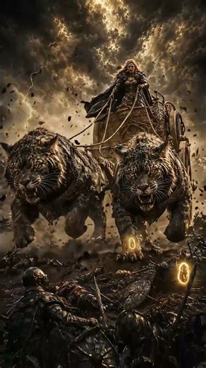 Freyja’s Chariot Was Pulled by Giant Cats #mythology