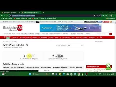 How to get live Gold price using web scraping in Python - Data Analytics.