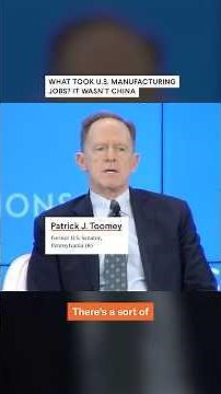 China didn’t kill U.S. manufacturing jobs, but this did