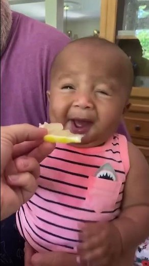 Baby First Lemon | Funniest Reactions