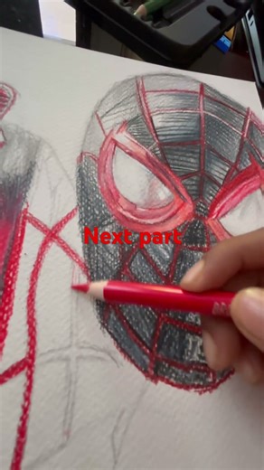 Spider man miles morales drawing tutorial video tomorrow
