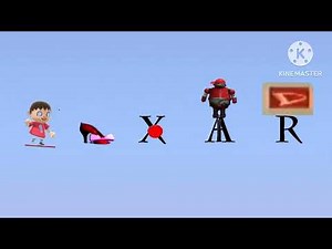 Pixar Logo but with red characters