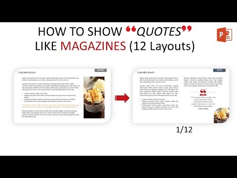 How to Show Quotes Like Magazines | 12 Practical Layouts for PowerPoint Users
