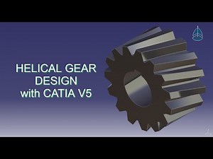 Helical Gear Design with CATIA V5