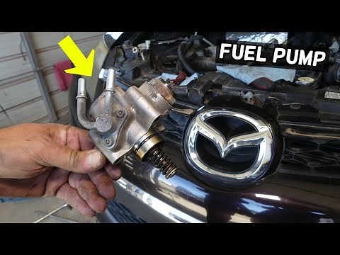 HIGH PRESSURE FUEL PUMP REPLACEMENT REMOVAL MAZDA CX-7 CX7 MAZDASPEED 3 MAZDASPEED 6 2.3