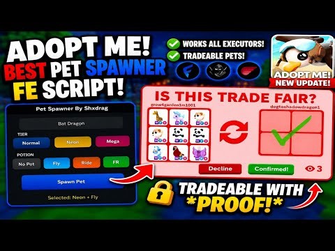 [NEW🔥] ADOPT ME SCRIPT ⛱️ 2026 | BEST PET SPAWNER, TRADE SCAM & AUTOFARM | NO KEY | PASTEBIN LATEST