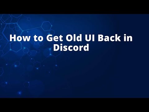 How to Get Old UI Back in Discord