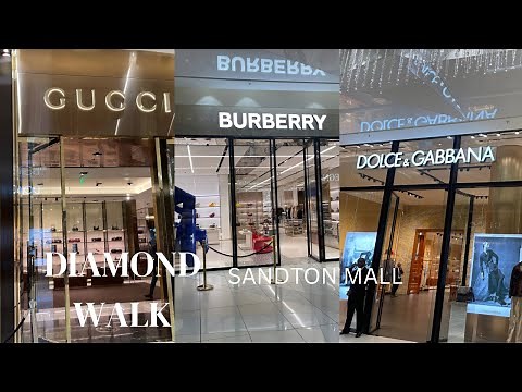 Diamond Walk X Sandton City Mall South Africa - Walking Tour #seo
