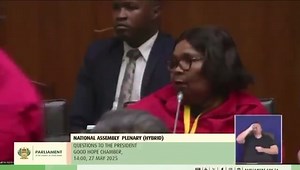 119K views · 2.5K reactions | Mama Khawula ebuza u President Cyril Ramaphosa ukuthi uthini ngabesifazane abathathu ababulawe ibhunu e Dalton. Uthe esabuza wavalwa u Deputy Speaker. | Sthembiso Mngoma | Facebook