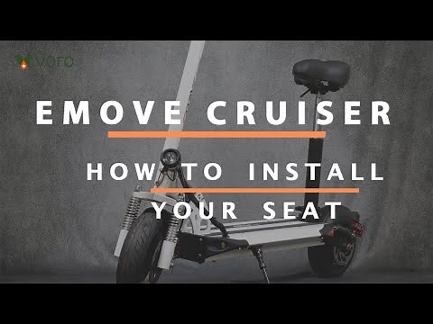 How to install the EMOVE Cruiser Seat