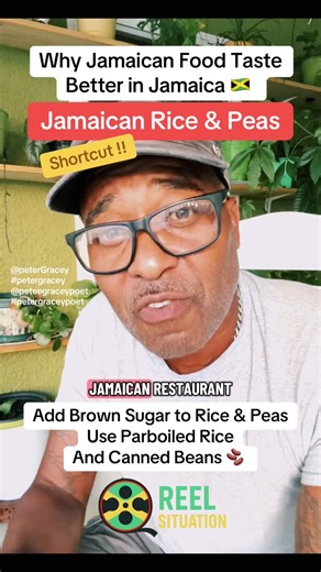 Jamaican Food 🇯🇲 Taste Better in Jamaica than anywhere else. #fypシ゚viral #jamaica #jamaican #jamaicanfood #riceandpeas | Peter Gracey