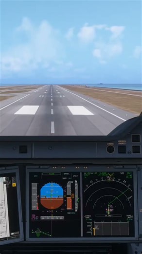 Airbus A350 Cockpit View Landing into Naha, Japan 🇯🇵 #shorts #aviation #a350