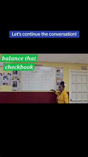 Let's continue the conversation on balancing our check book. Let's put pen to paper and make it clear. I'm so very proud of these superstars. #lifeskills #education #financialliteracy