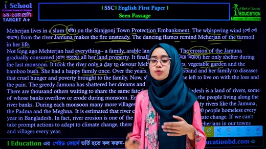 10K views · 62 reactions | SSC English 1st Paper Seen Passage Meherjan lives... | Class 9-10 #SSC_26 #ssc #sscenglish #english1stPaper #SeenPassage | 헶헦헰헵헼헼헹 | Facebook