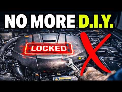 Why Fixing Your Own Car Is Becoming Impossible (The Death of DIY)