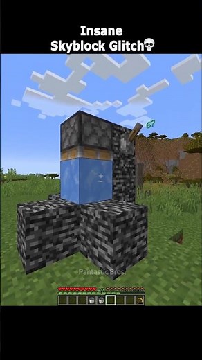 Minecraft Insane Skyblock Glitch...