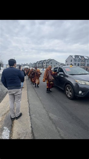 Peace starts with us 🙏🏽💐#monk #walkforpeace #history #fypシ