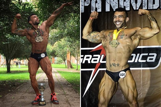 Champion bodybuilder drops dead in middle of workout