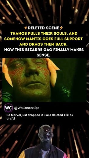 Endgame Deleted scene About Mantis And Drax