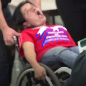 334K views · 3K reactions | Disability activists protest against the latest Republican effort to repeal Obamacare. More than 180 protesters were arrested. | Channel 4 News | Facebook