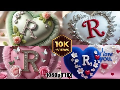 R💞 Love Name Status Video | R💙 New Name Status Video ❤️‍🩹| New Name Art' Status Video 🥰|