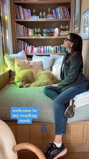 Beautiful Stained Glass Reading Room Tour with Jennifer Garner! 🐕🦉🦉🦉♥️