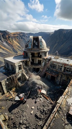 Abandoned Volcanic Observatory to Neo-Deco Masterpiece! 🌋✨