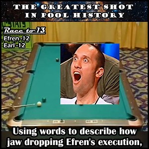 1.4M views · 216 reactions | The EFREN REYES shot that changed POOL HISTORY #Billiards | Billiard Hall of Legends | Facebook