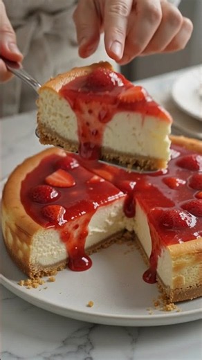 Cheesecake Recipe | Easy Strawberry Dessert