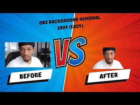 OBS BACKGROUND REMOVAL 2024! EASY TUTORIAL!