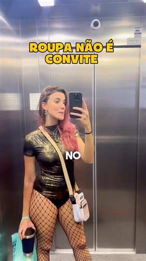 Giovana Abreu on Instagram: "O objetivo desse vídeo é alertar: roupa não é convite. 🚨🚨🚨🚨 Nada é convite. Nada justifica assédio. Não é não!!! Mulheres, estejam seguras no carnaval! Sempre estejam juntas! Não fiquem sozinhas!!!!! 🚨 Uma pesquisa do Instituto Locomotiva mostrou que 98% das mulheres já foram vítimas de assédio sexual em locais públicos, como ruas e transportes. Vocês acham que todas elas estavam com roupas curtas e de carnaval? A mesma pesquisa mostrou que 83% das mulheres evit