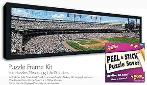 Jigsaw Puzzle Frame Kit - Made to Display Puzzles Measuring 13x39 Inches