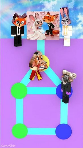 Challenge matching the picture with Judy Hopps, Nick Wilde, and the girl Judy Hopps!