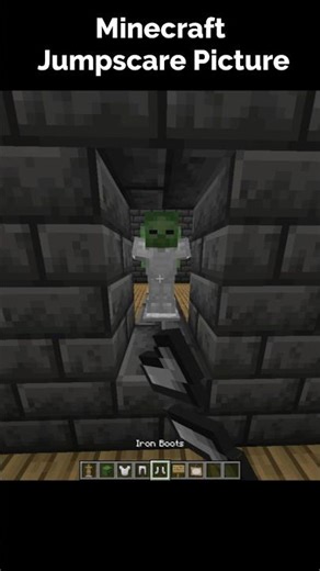 This Minecraft Jumpscare Got Me GOOD 😭 #minecraft
