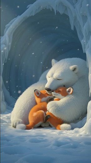 The Polar Bear and the Lost Fox | 3D Pixar-Style Animated Story of Friendship