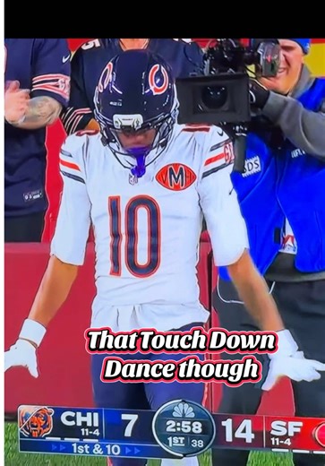 Luther Burden III that dance though BEAR down!! #chicagobears #beardown🐻⬇️ #lutherburden