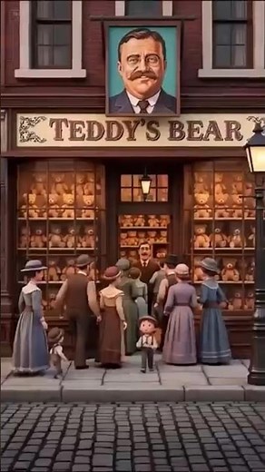 The Real History of the Teddy Bear 🐻 | 1902 Theodore Roosevelt Hunting Story | #shorts #facts #child