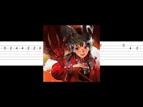 YANG - MIDU FOLKSONG - Phonk version (Easy Guitar Tabs Tutorial)