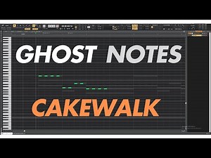 How to use Ghost notes in Cakewalk by Bandlab