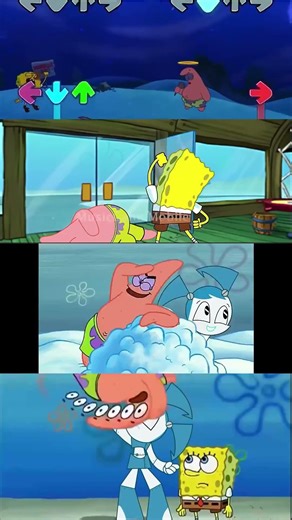 Battle of the Colors: Blue vs Red Patrick Star in FNF Mobile Showdown! #FridayNightFunkin #FNF