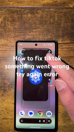 How to fix tiktok something went wrong try again error